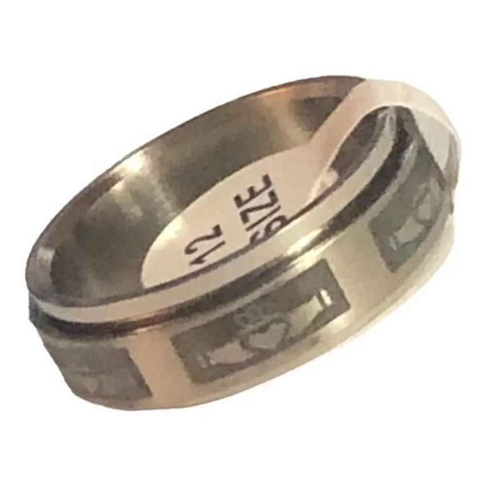 Stainless‎ steel spinning ring size 9